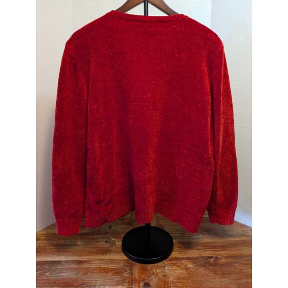 Allison Daley Chunky Red Sweater - Picture 5 of 10